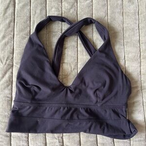 BuffBunny Black Racerback Sports Bra